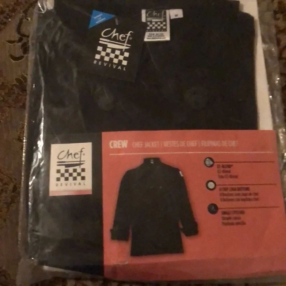 Chef Revival chef jacket new in package sz MED
